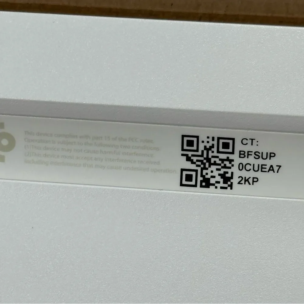 HP white Wired Keyboard